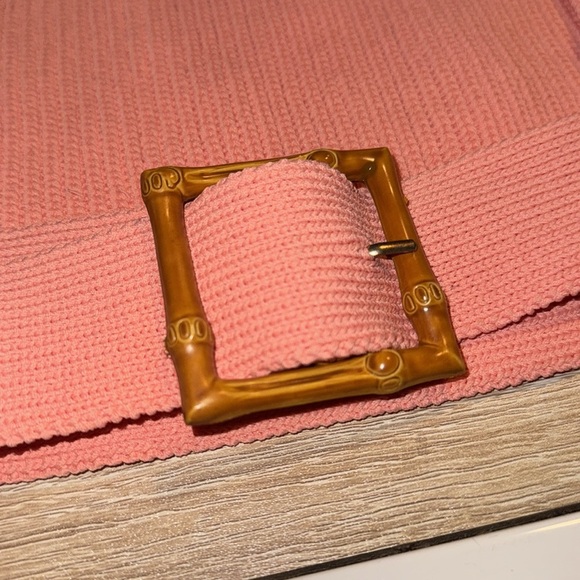 Jluxlabel cropped top adjustable belted back peachy pink XL NEW stretch - Picture 4 of 6